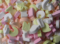 Alphabet Candy Letters